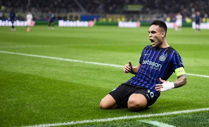 Lautaro Martínez gjorde två mål i en enda Champions League-match